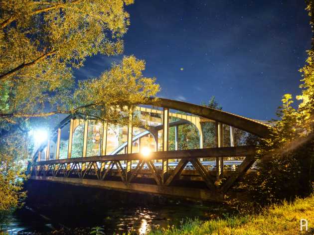 Bridge over the river Elz, July 2020